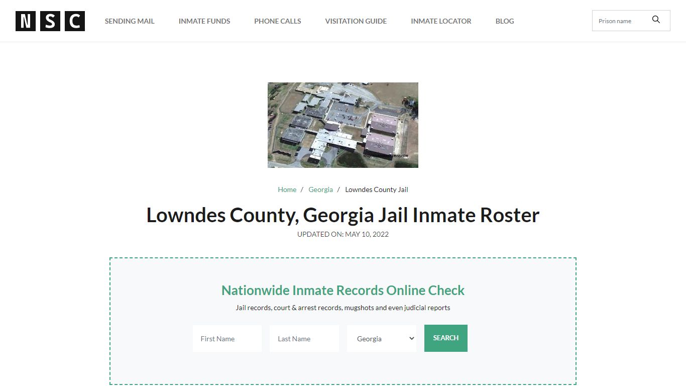 Lowndes County, Georgia Jail Inmate List